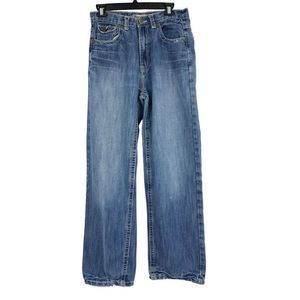 Boys Youth basement jeans size 20 / 30 x 31.5 straight wide leg 2434